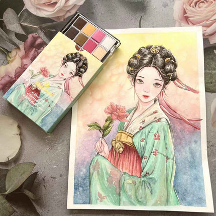 Set Acquerelli 24 Tonalità Skin Tone - Colori per Ritratti e Illustrazioni