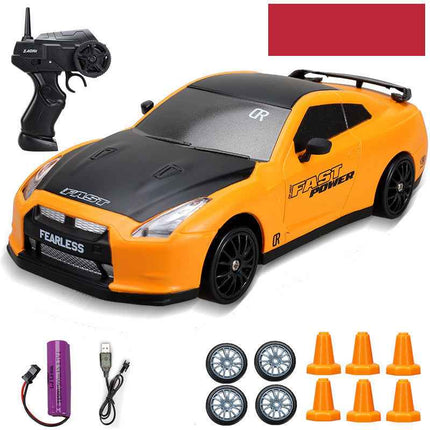 Thunder 4Wd Rc Drift Vehicle Wireless Remote Toy Car Rechargeable Electric High Speed