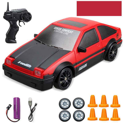 Thunder 4Wd Rc Drift Vehicle Wireless Remote Toy Car Rechargeable Electric High Speed