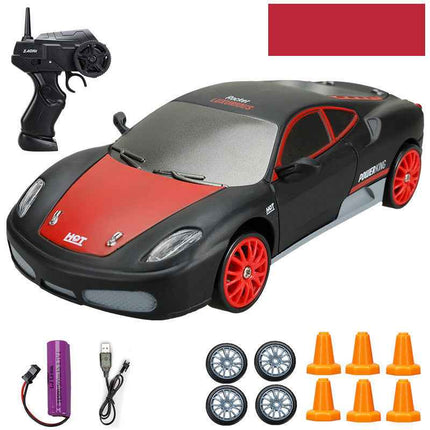 Thunder 4Wd Rc Drift Vehicle Wireless Remote Toy Car Rechargeable Electric High Speed