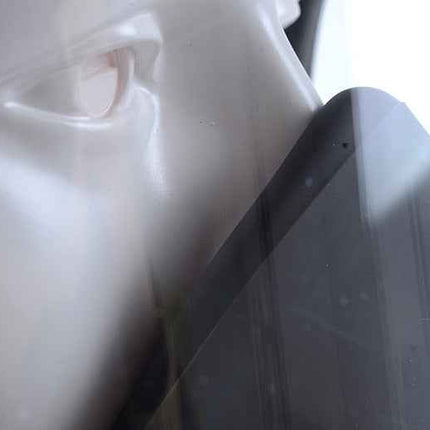 Clear protective face shield