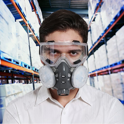 Polymer particle respirator