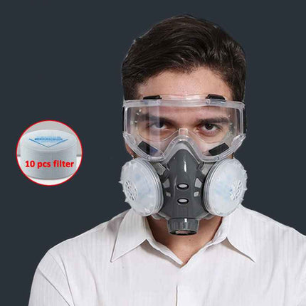 Polymer particle respirator