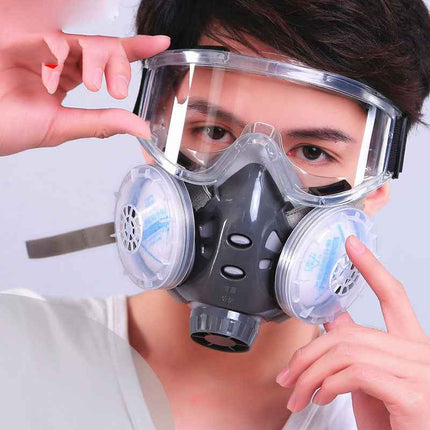Polymer particle respirator