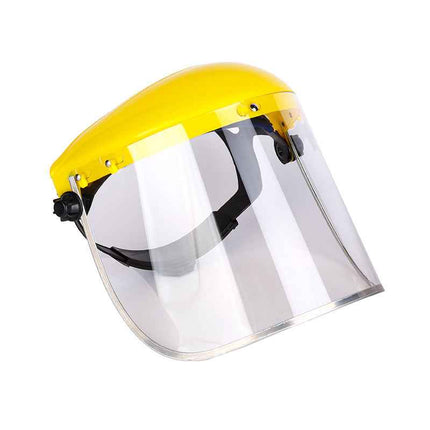 Heat-proof clear face shield