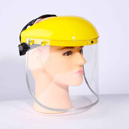 Heat-proof clear face shield