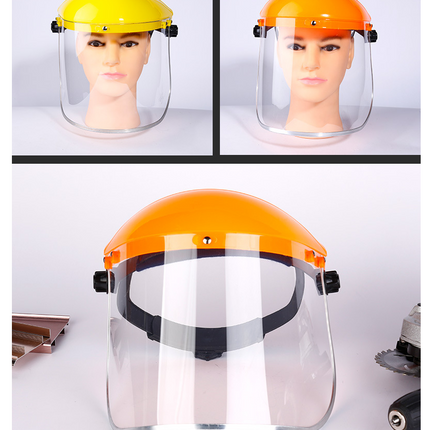 Heat-proof clear face shield