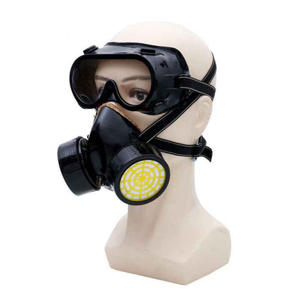 Breathable face-mounted particle filter