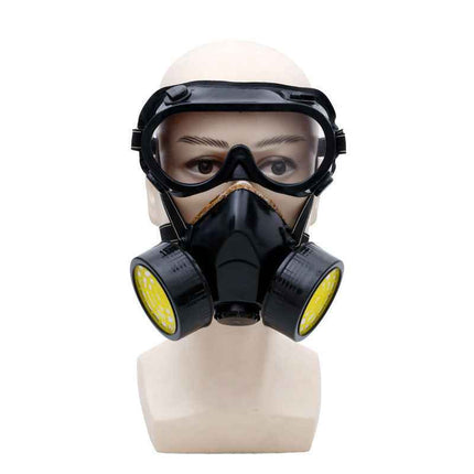 Breathable face-mounted particle filter