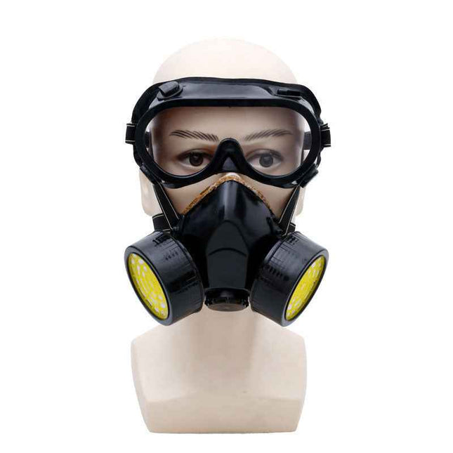 Breathable face-mounted particle filter