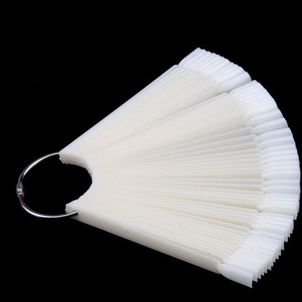 Arc-shaped varnish shade palette