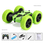 Wireless stunt vehicle dual-flip action barrel