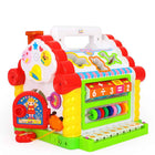 Playful Kids Activity Table with Blocks and Puzzle Features