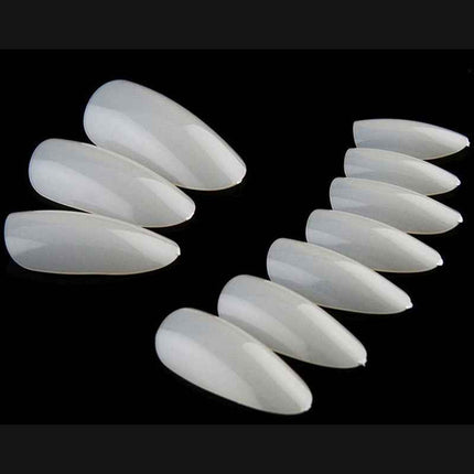 Clear circular manicure