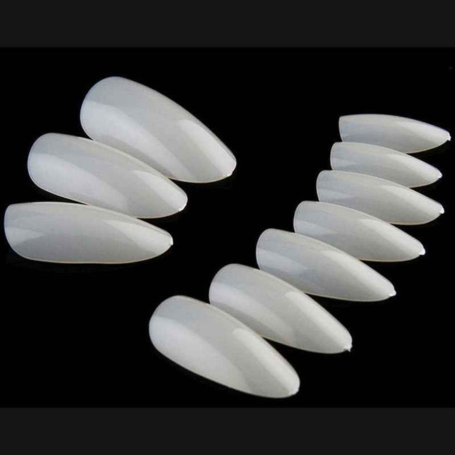 Clear circular manicure