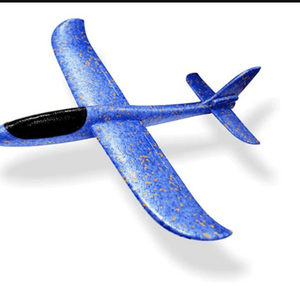 Hand-Thrown Foam Glider Plane