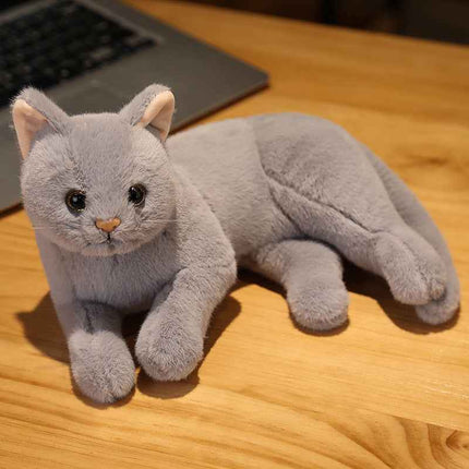 Adorable Faux Kitten Stuffed Cushion Plushie