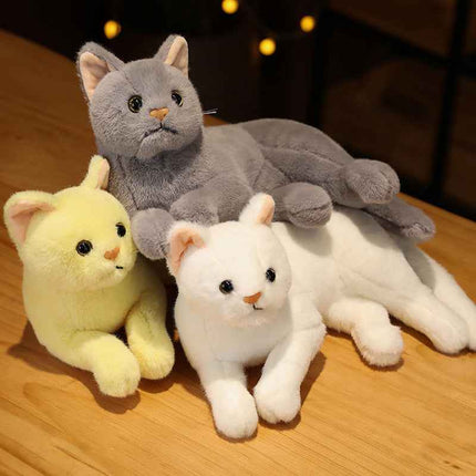 Adorable Faux Kitten Stuffed Cushion Plushie