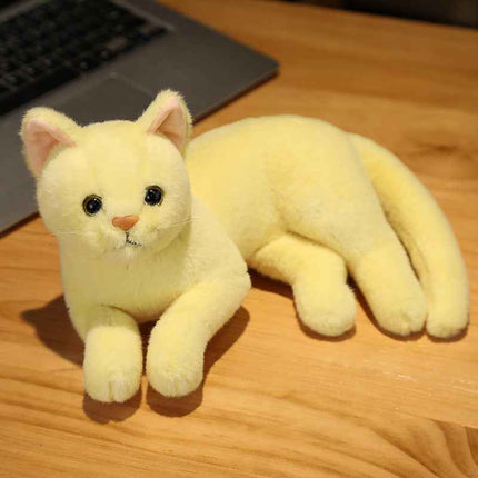 Adorable Faux Kitten Stuffed Cushion Plushie