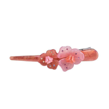Fermaglio Capelli Fiore Allungato - Molletta Elegante Donna