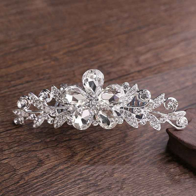 Tiara Bambina con Perline - Cerchietto Sposa Principessa per Cerimonie