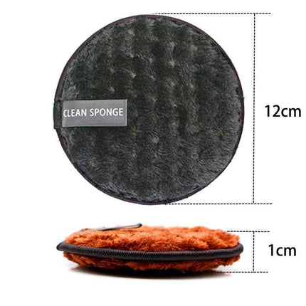 Fruit Mesh Cleaning Disc Circular Facial Cotton Makeup Eraser Pad