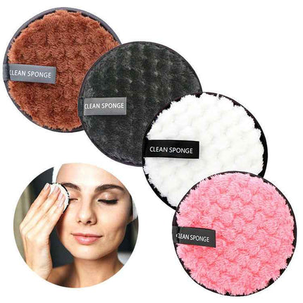 Fruit Mesh Cleaning Disc Circular Facial Cotton Makeup Eraser Pad