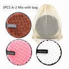 Fruit Mesh Cleaning Disc Circular Facial Cotton Makeup Eraser Pad
