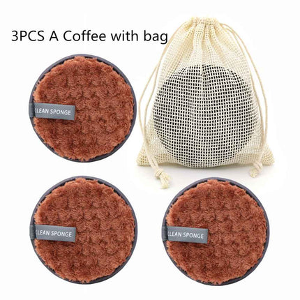 Fruit Mesh Cleaning Disc Circular Facial Cotton Makeup Eraser Pad