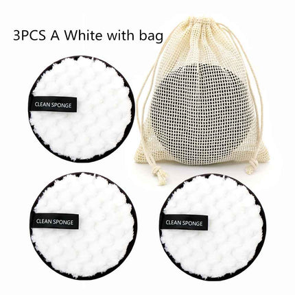 Fruit Mesh Cleaning Disc Circular Facial Cotton Makeup Eraser Pad