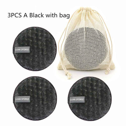 Fruit Mesh Cleaning Disc Circular Facial Cotton Makeup Eraser Pad