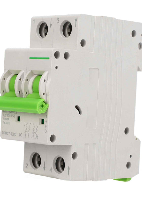 Compact PV Circuit Breaker DC550V Thermal Magnetic Switch 2P 40A Disconnect