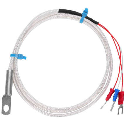 Thermal Sensor PT100 Detector Temperature Monitoring Probe Circular Mount Style 5m