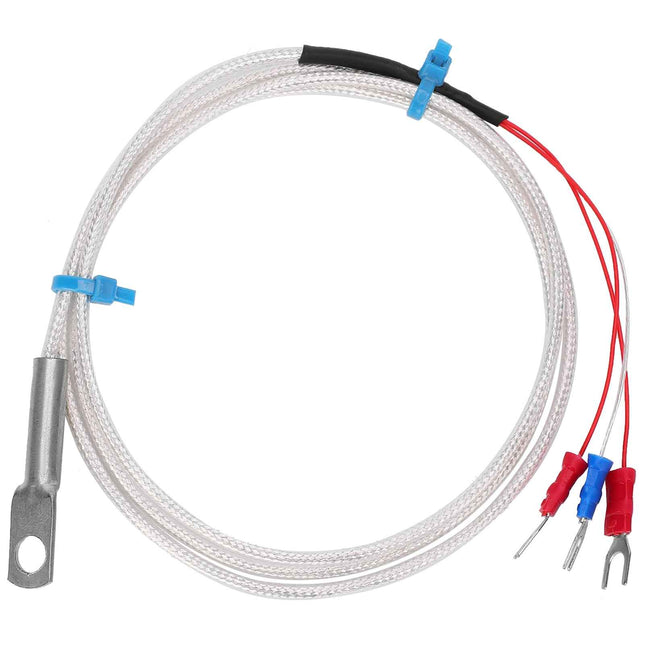 Thermal Sensor PT100 Detector Temperature Monitoring Probe Circular Mount Style 5m