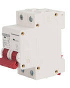 2 Pole Circuit Interrupter 6kA Cutoff DIN Mount 16A 1000V DC