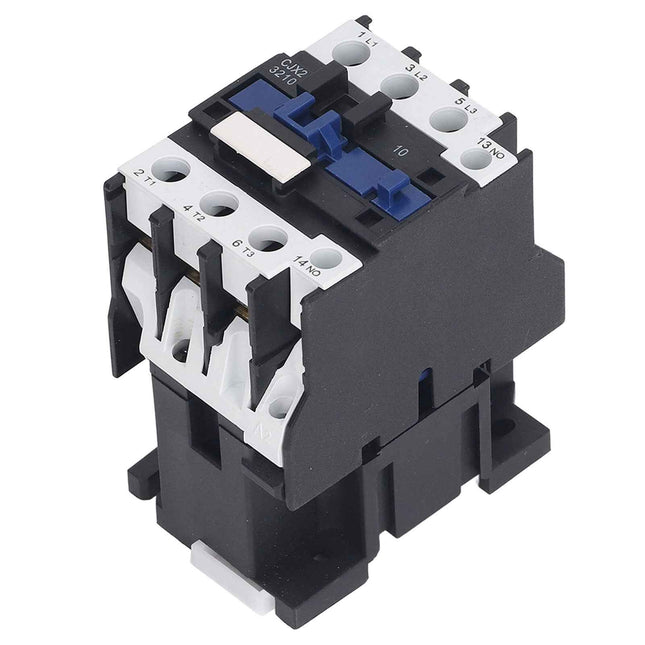 32A 3P 3-Phase Silver NO DIN Rail AC Contactor 220V