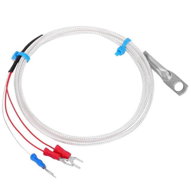 Thermal Sensor PT100 Detector Temperature Monitoring Probe Circular Mount Style 5m