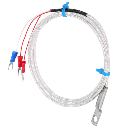 Thermal Sensor PT100 Detector Temperature Monitoring Probe Circular Mount Style 5m