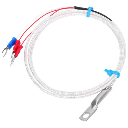 Thermal Sensor PT100 Detector Temperature Monitoring Probe Circular Mount Style 5m