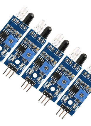 5 units IR obstacle detection sensor for robotic vehicle automation