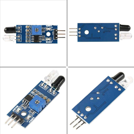 5 units IR obstacle detection sensor for robotic vehicle automation