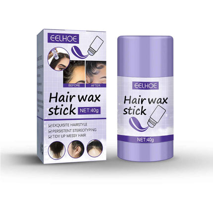 Hair Styling Wax Stick for Frizz Control Smoothing Cream Hair Finisher Styling Gel Haircare Product