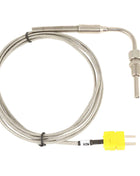 High-Temp K Probe for Gas Heat Measurement with Open End & Plug