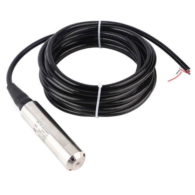 Liquid Level Sensor YB2JF with 5m Wire for Water Detection 12-32V DC 4-20mA (0-1m Range)