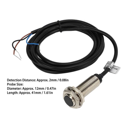 4 Units 12mm PNP Inductive Sensor 3-Wire NO IP67 6-36V DC Proximity Switch