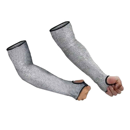 2 Arm Guards Cut Resistant Level 5 Safety Sleeves Breathable Protective Pair