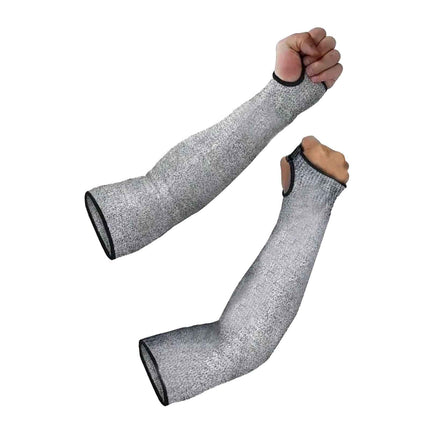2 Arm Guards Cut Resistant Level 5 Safety Sleeves Breathable Protective Pair
