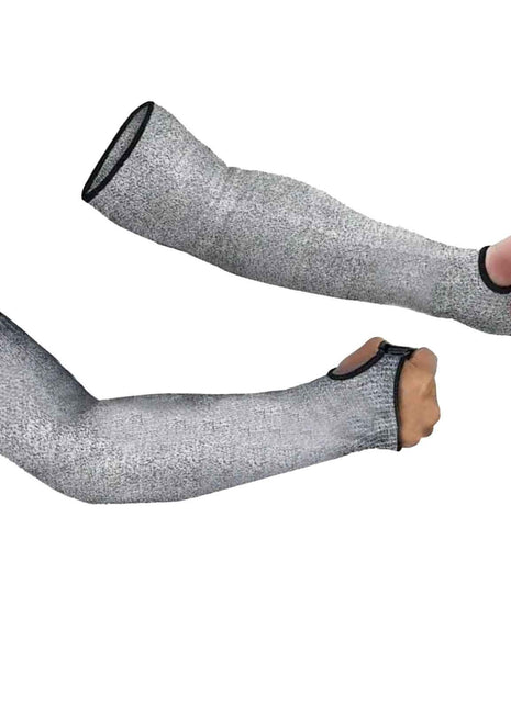 2 Arm Guards Cut Resistant Level 5 Safety Sleeves Breathable Protective Pair