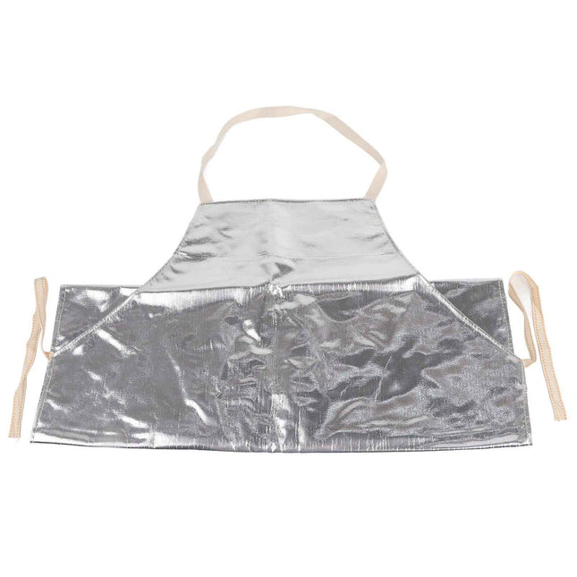 Heat-Resistant 1000°C Aluminum Foil Work Apron for High-Temp Use