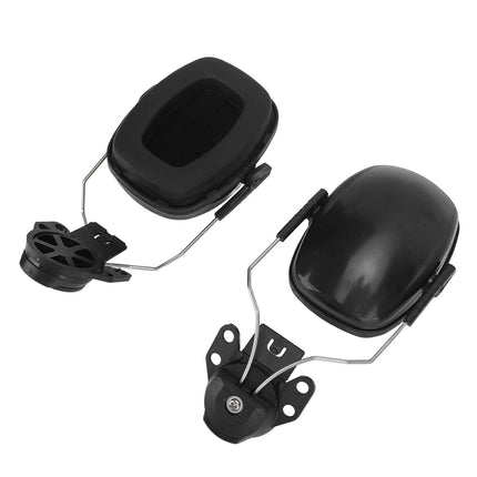 Protective Headgear Ear Cover Sound Dampening Hard Hat Attachment for Work Sites Woodcutting Grinding Drilling